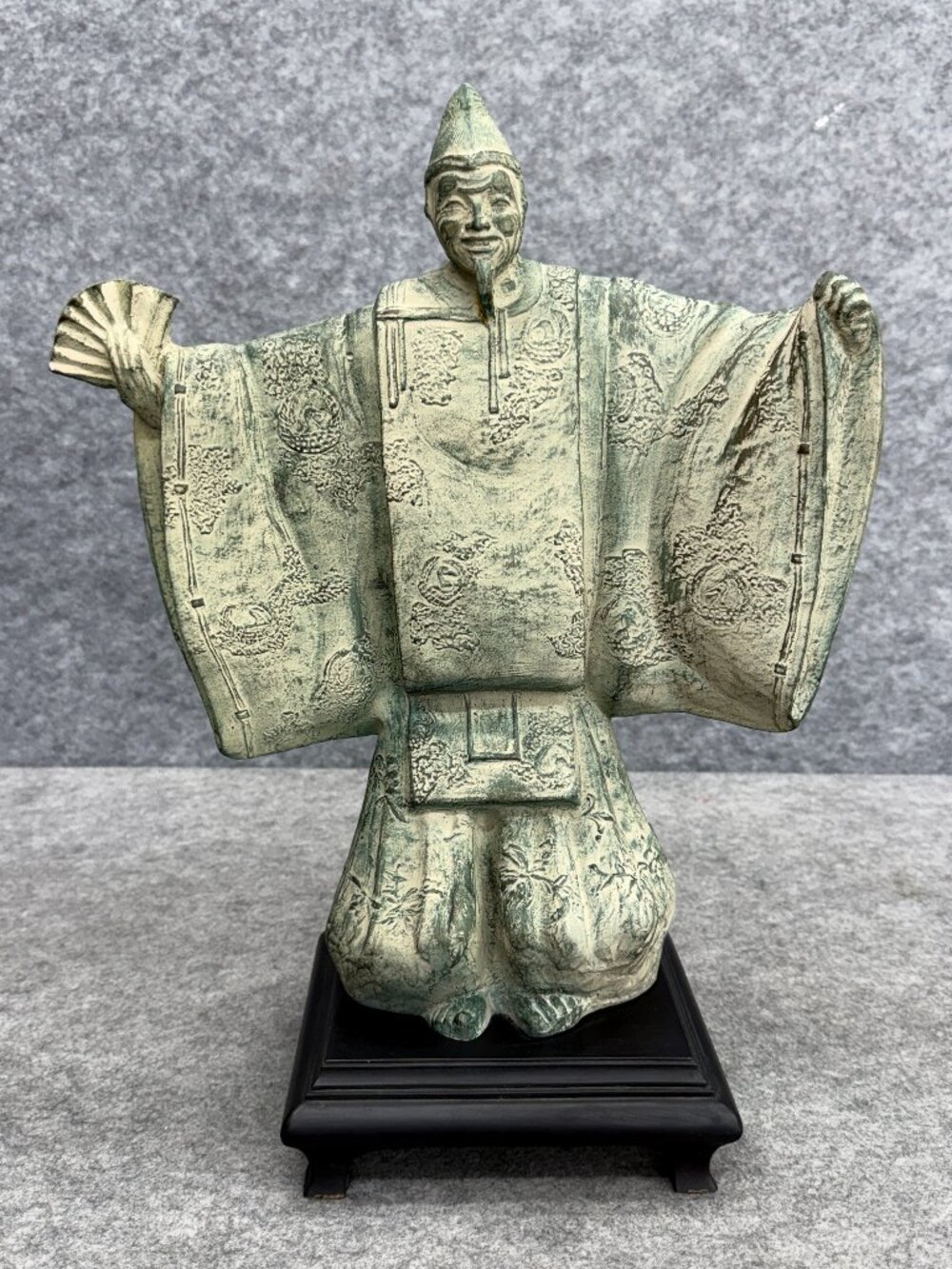 Vintage 1981 Austin Productions The Uesugi Japanese Samurai Actor Sculpture 17"